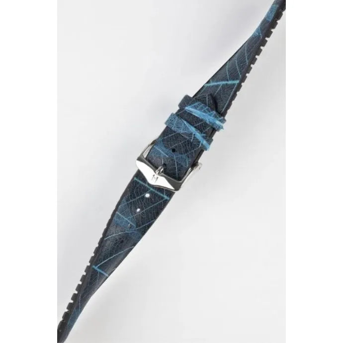 Blue HIRSCH LEAF Vegan Watchband - Ladies 092 10 46 1