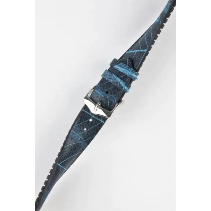 Blue HIRSCH LEAF Vegan Watchband - Men&