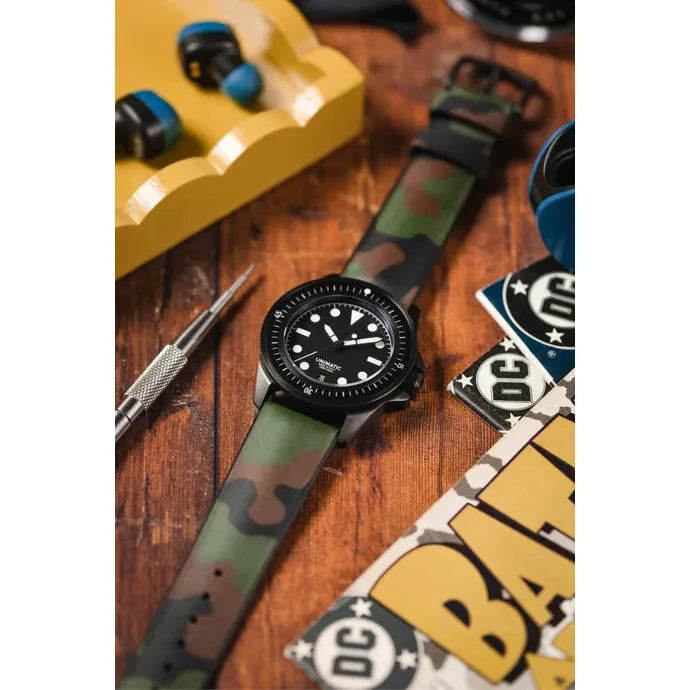 Green HIRSCH JOHN Camouflage Performance Watch Band 092 50 88