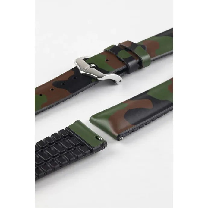 Green HIRSCH JOHN Camouflage Performance Watch Band 092 50 88