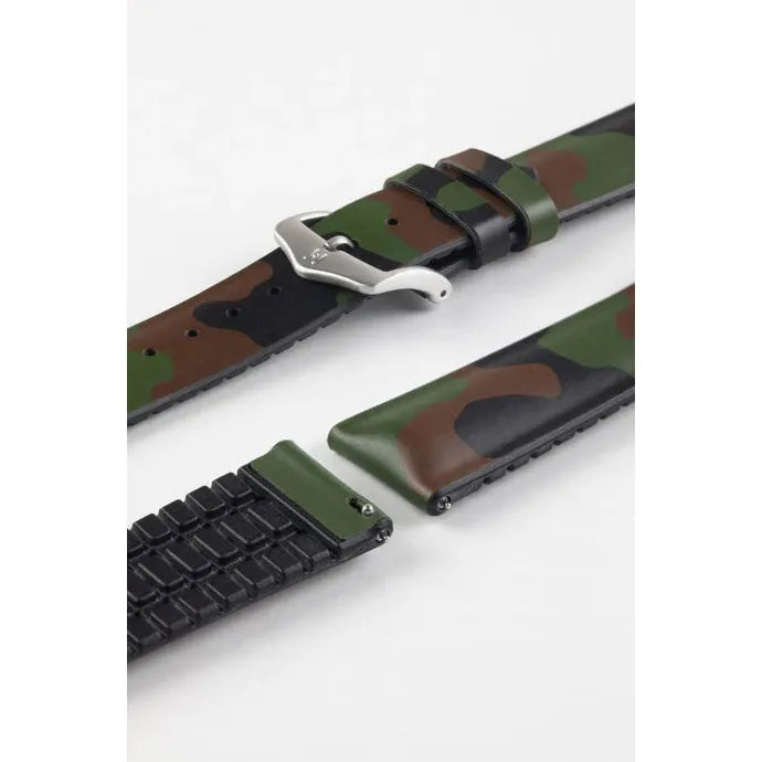 Green HIRSCH JOHN Camouflage Performance Watch Band 092 50 88