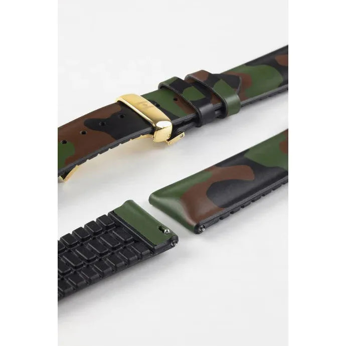 Green HIRSCH JOHN Camouflage Performance Watch Band 092 50 88