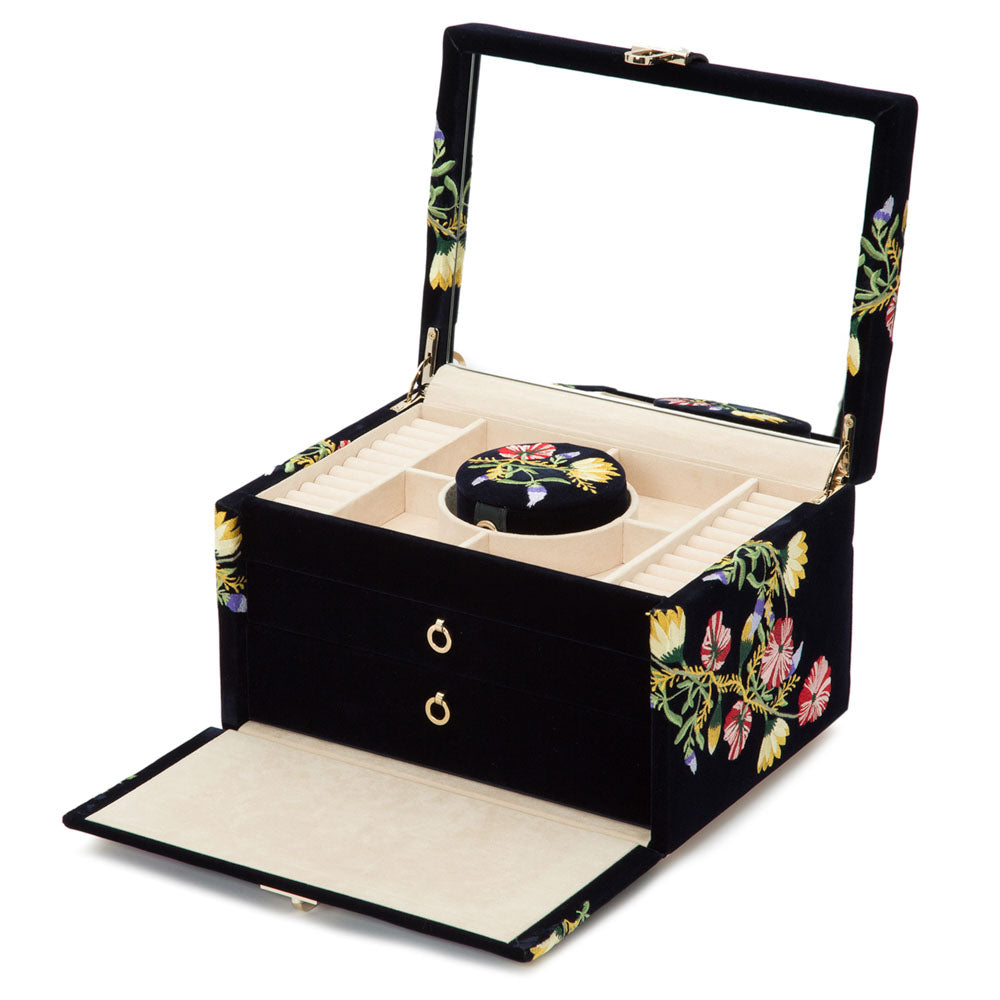 WOLF 1834 - Zoe Medium Jewelry Box - Indigo