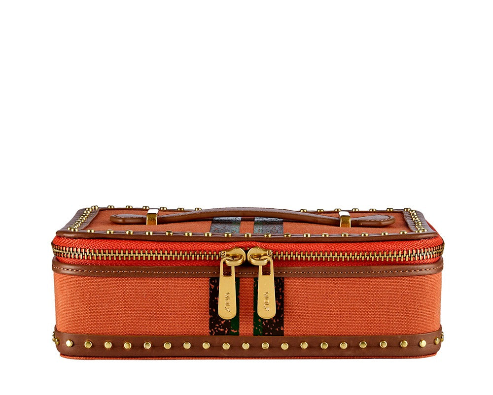 WOLF 1834 - Ida Travel Zip Jewelry Case - Orange