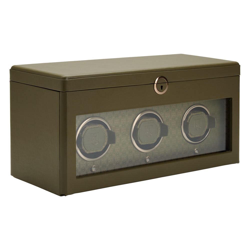 WOLF 1834 - Earth Triple Watch Winder - Olive