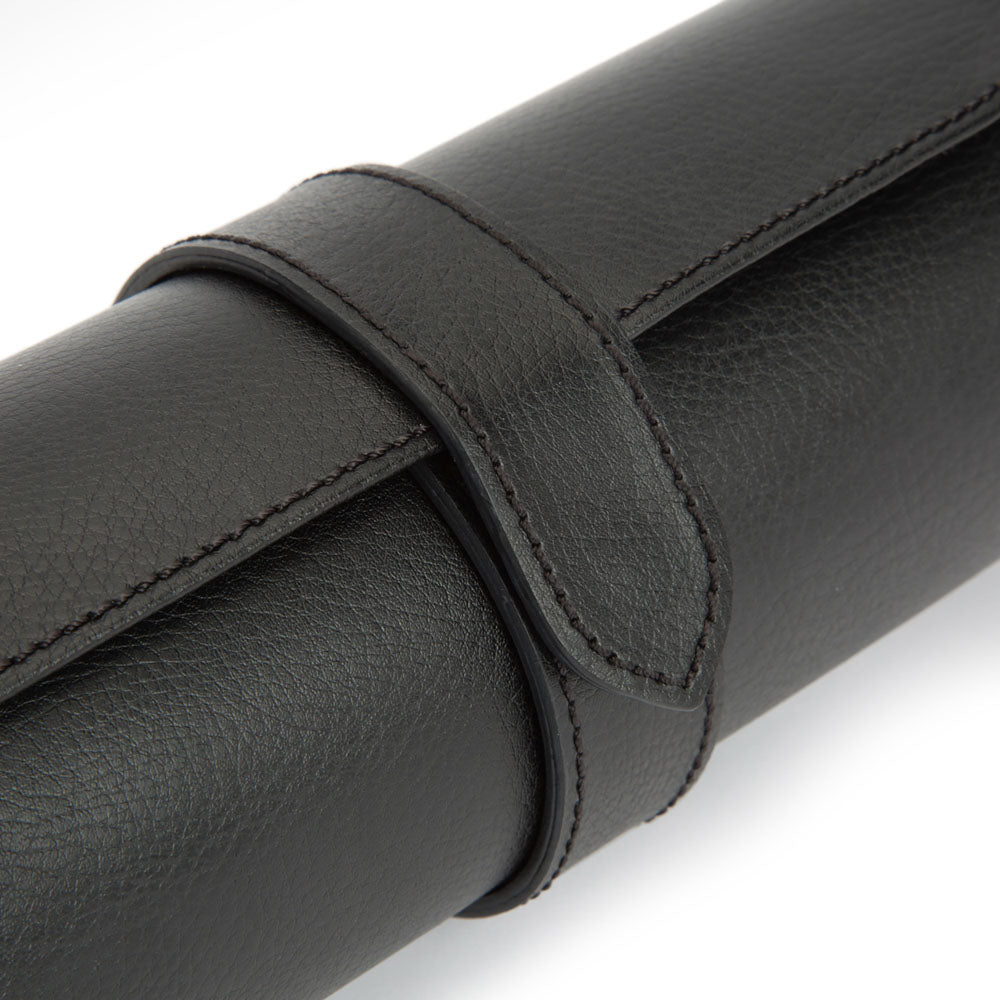 WOLF 1834 - Blake Watch Roll with Capsule - Black/Grey