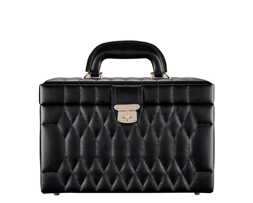 WOLF 1834 - Caroline Cosmetic Train Case - Black