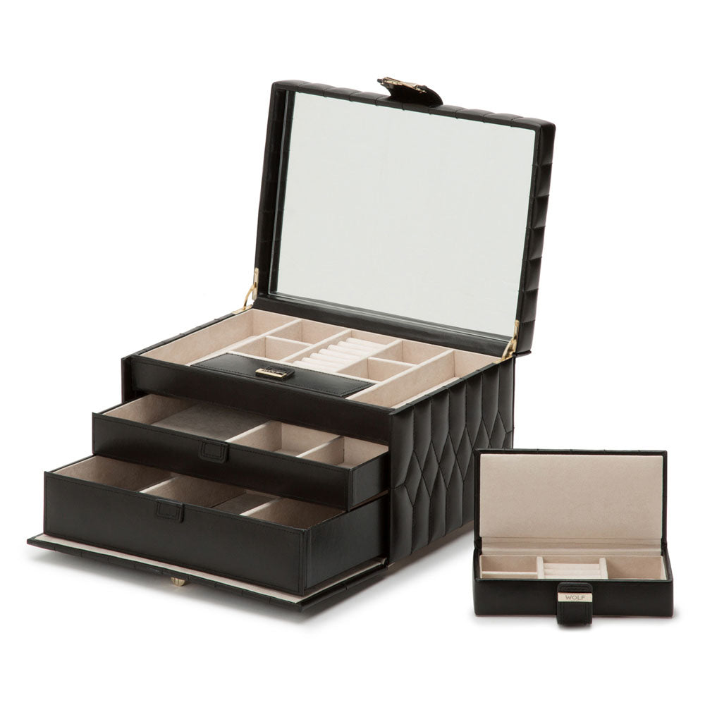 WOLF 1834 - Caroline Medium Jewelry Case - Black