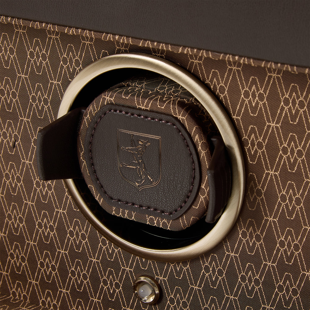 WOLF 1834 - Earth Double Watch Winder -  Coffee