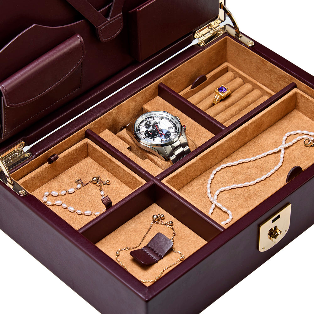 WOLF 1834 - Philipp Watch and Jewellery Lifestyle Box - Chestnut