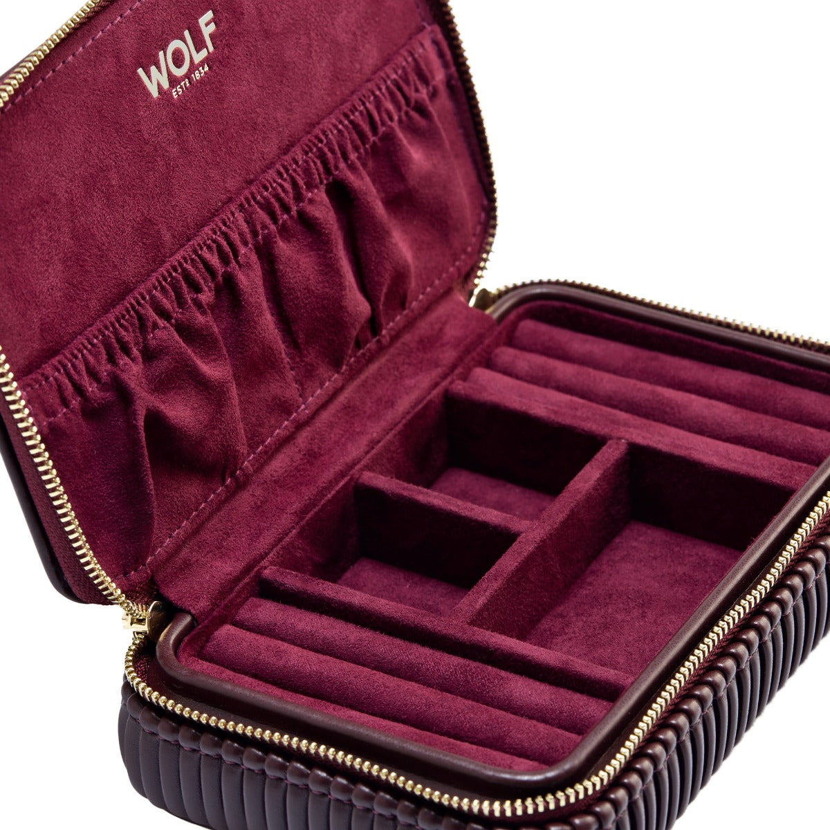 WOLF 1834 - Bella Zip Case -  Bordeaux