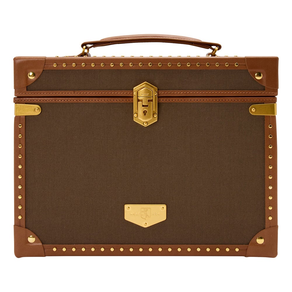 WOLF 1834 - Ida Trunk Jewellery Box - Khaki