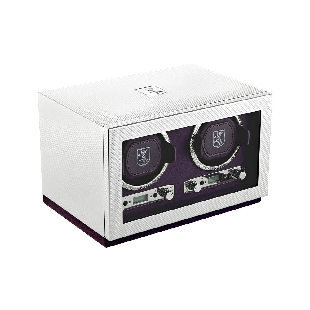 WOLF 1834 - Silver Double Watch Winder - Silver