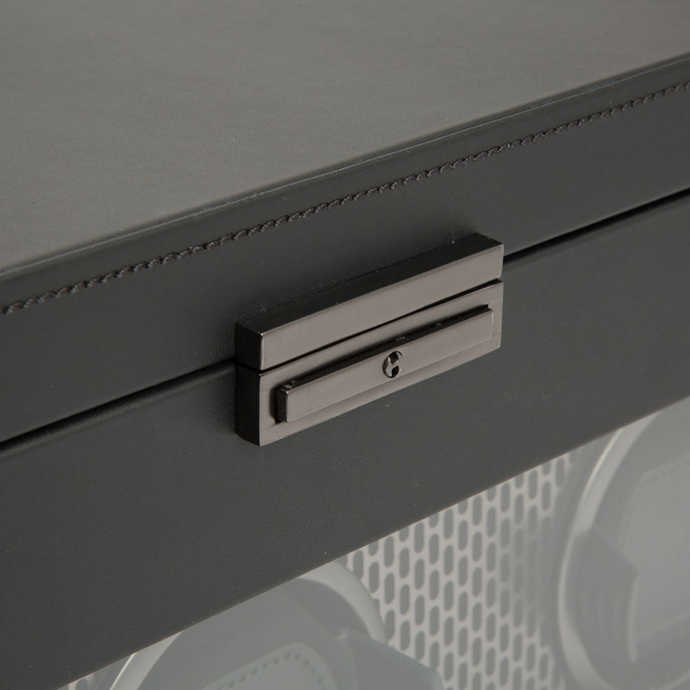 WOLF 1834 - Axis Triple Watch Winder With Storage - Powder Coat