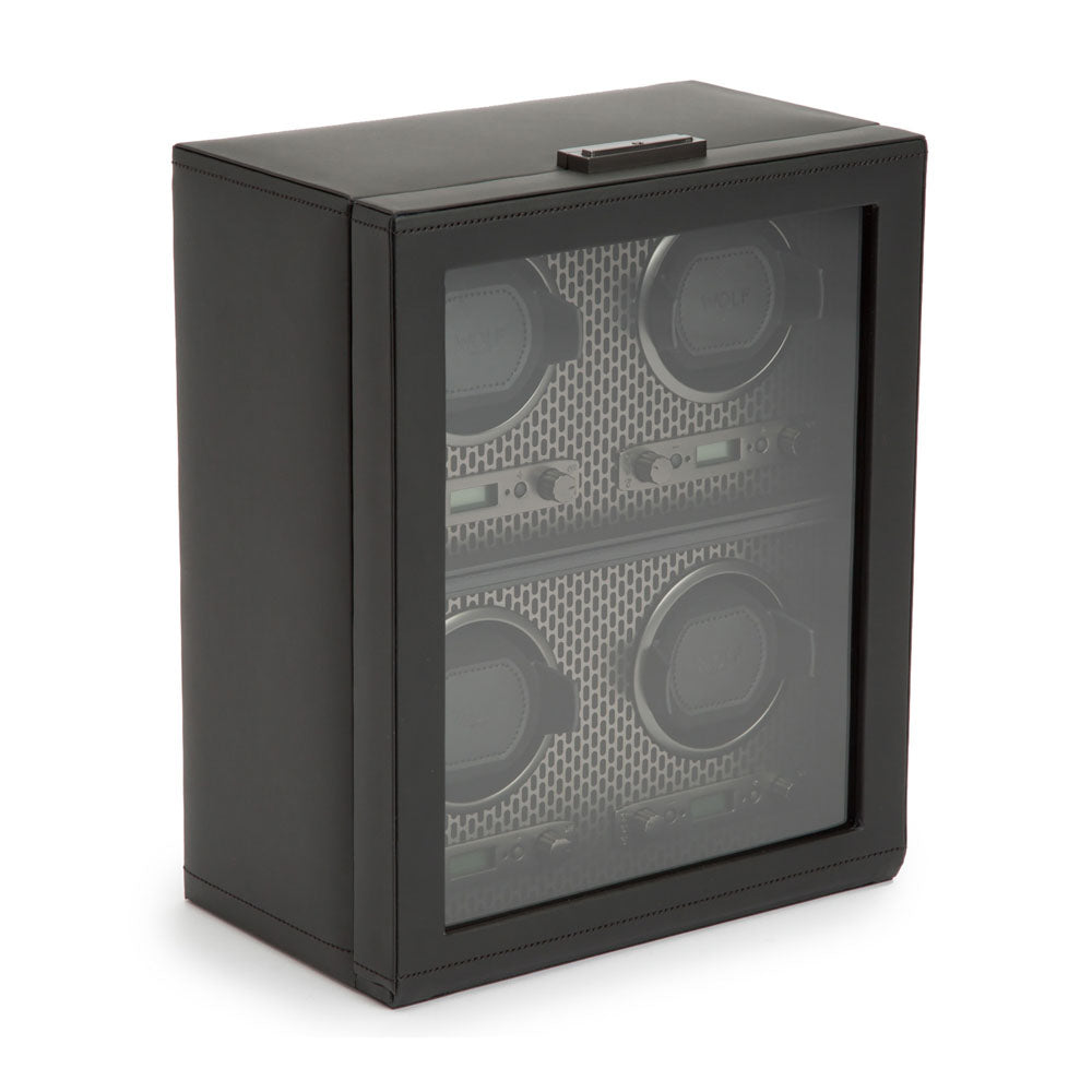 WOLF 1834 - Axis 4 Piece Watch Winder - Powder Coat