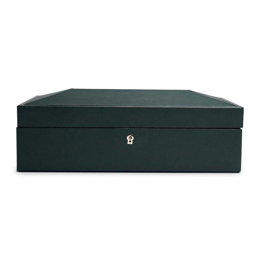 WOLF 1834 - British Racing 10 Piece Watch Box - Green
