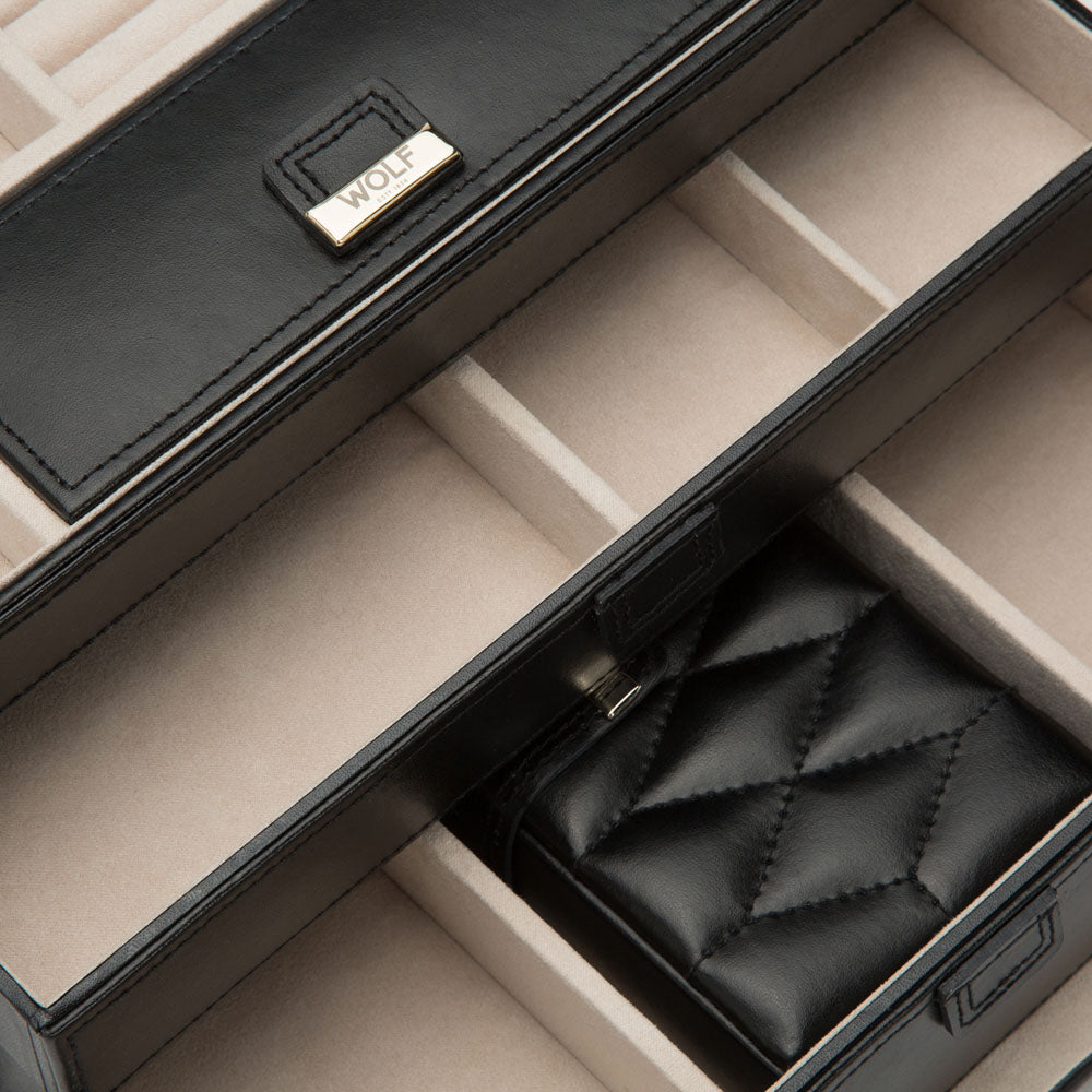 WOLF 1834 - Caroline Medium Jewelry Case - Black