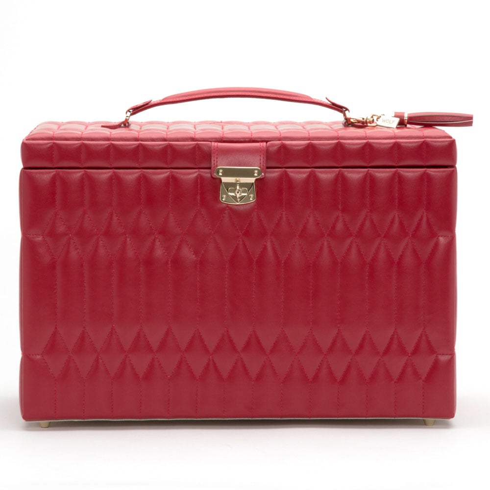 WOLF 1834 - Caroline Extra Large Jewelry Case - Red