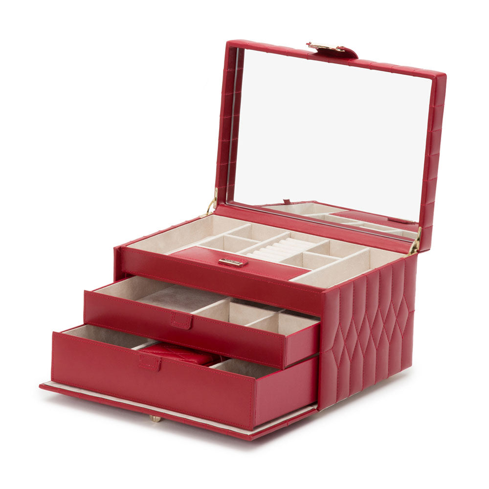 WOLF 1834 - Caroline Medium Jewelry Case - Red