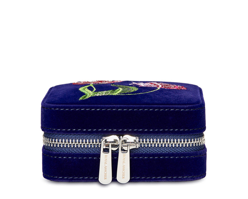 WOLF 1834 - Royal Asscher Square Jewelry Zip Case - Blue