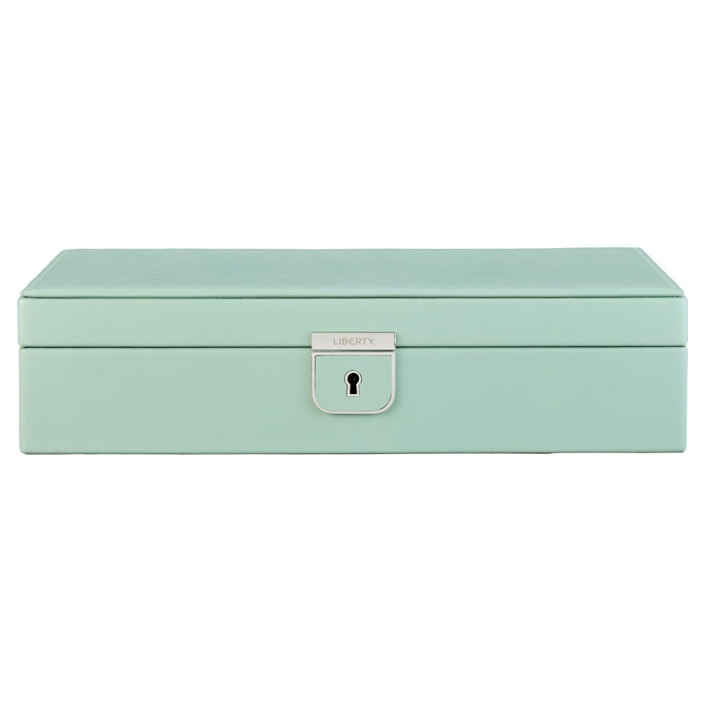 WOLF 1834 - WOLF X LIBERTY Julia Interior Print Medium Jewelry Box - Sage Green