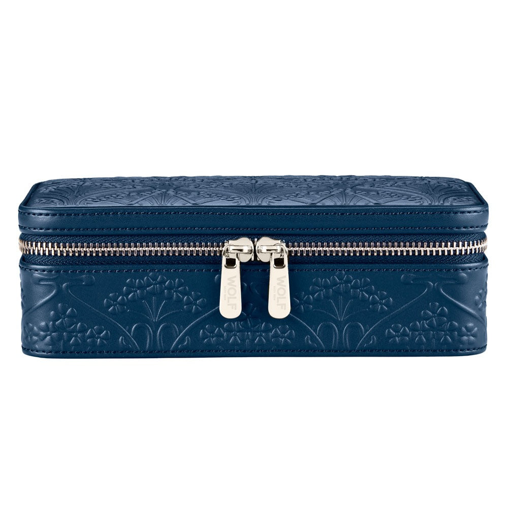 WOLF 1834 - WOLF X LIBERTY All Over Ianthe Medium Jewelry Zip Case - Navy