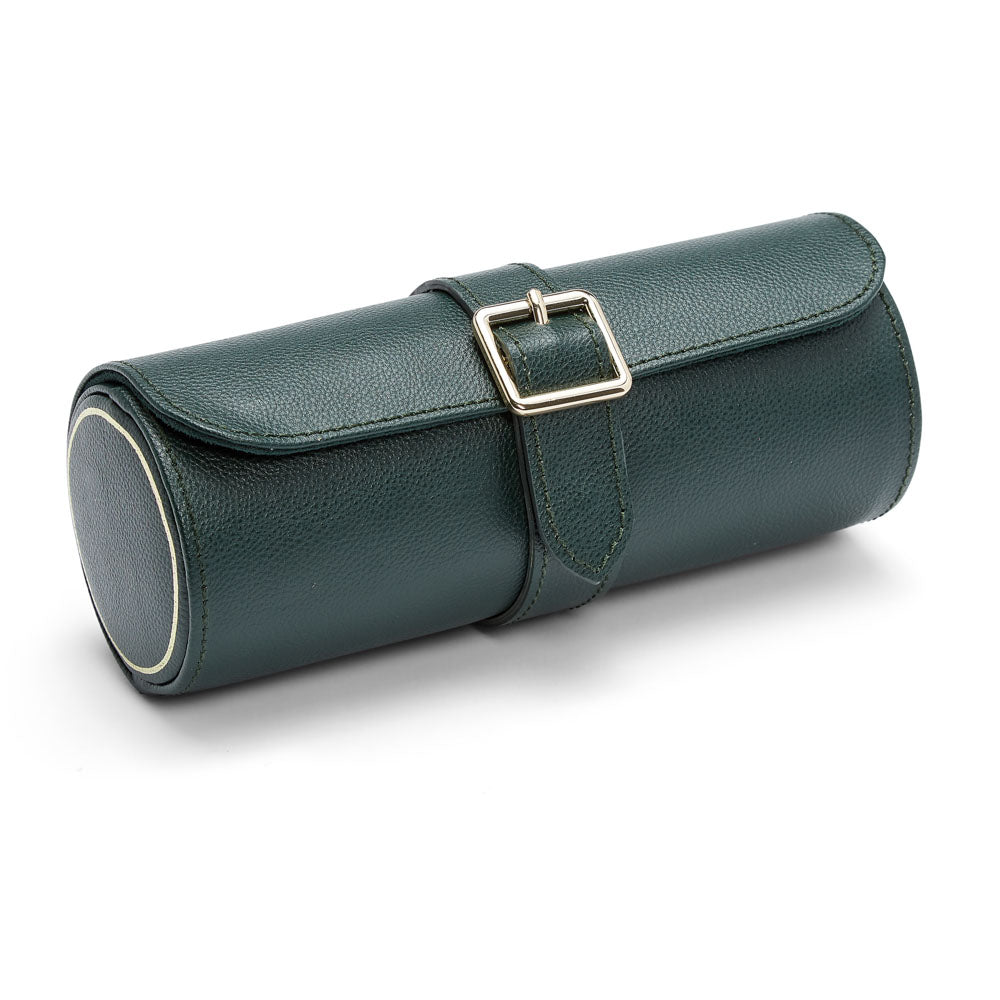 WOLF 1834 - British Racing Triple Watch Roll - Green
