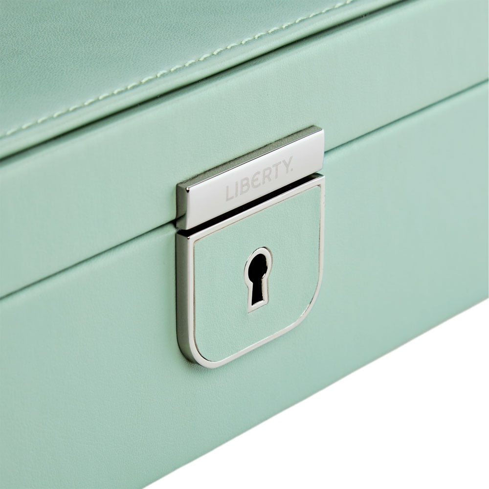 WOLF 1834 - WOLF X LIBERTY Julia Interior Print Medium Jewelry Box - Sage Green