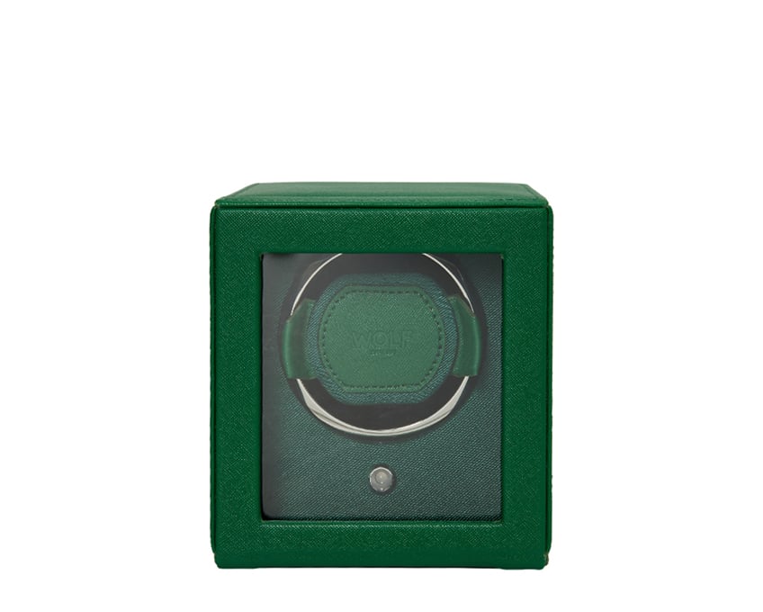 WOLF 1834 - Cub Single Watch Winder with Cover - Tutti Frutti Green