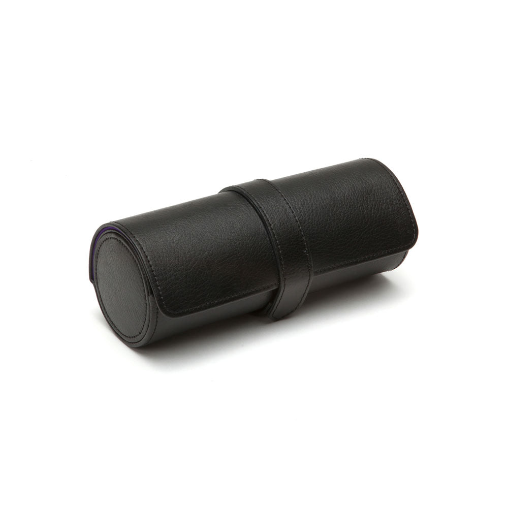 WOLF 1834 - Blake Watch Roll with Capsule - Black/Purple