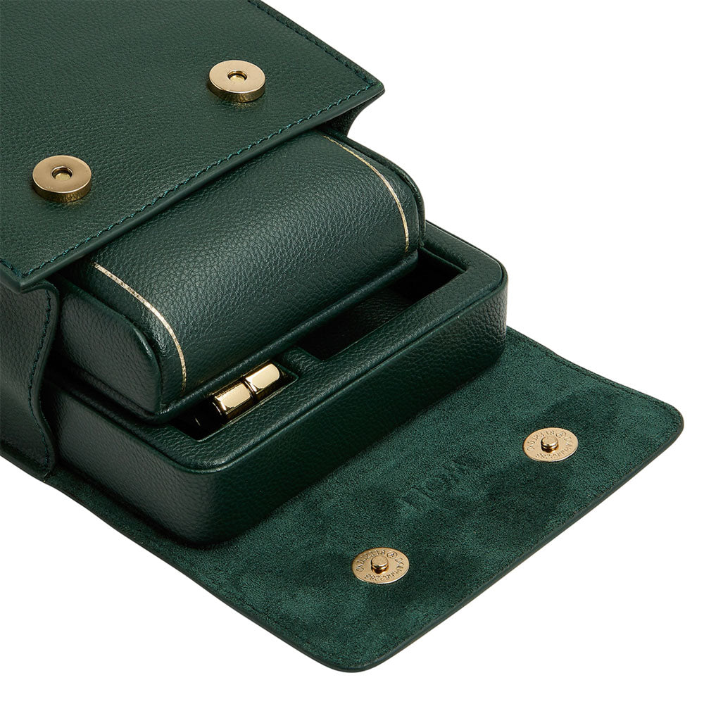 WOLF 1834 - British Racing Single Travel Watch Stand - Green