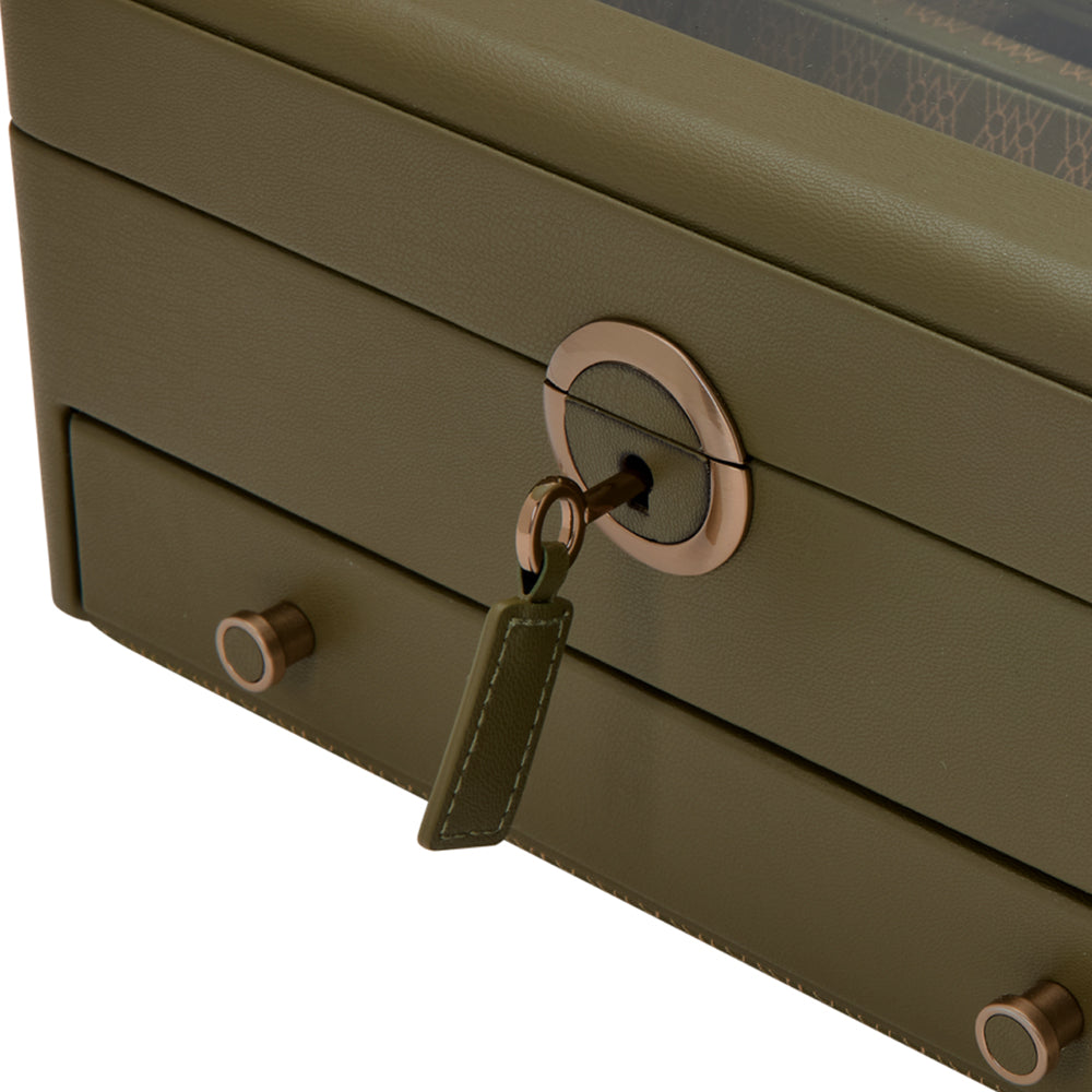 WOLF 1834 - Earth Watch Stand Box - Olive