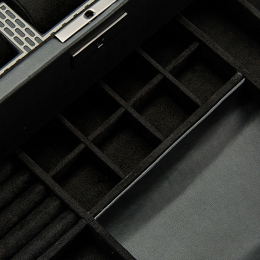 WOLF 1834 - Axis 10 Piece Watch Box with Drawer - Powder Coat