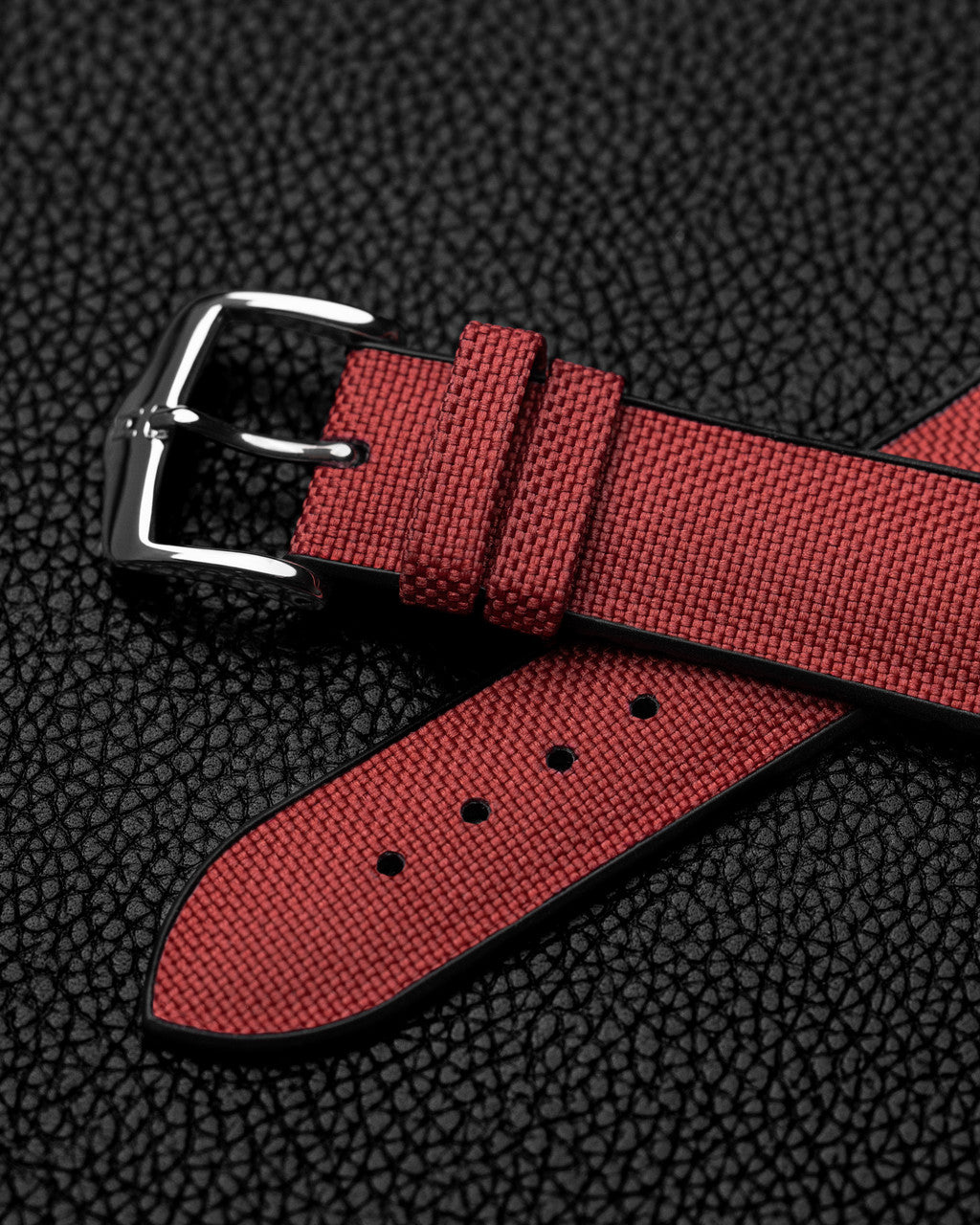 Hirsch - ARNE VEGAN Performance Calfskin Watch Band 092 50 94 - Burgundy