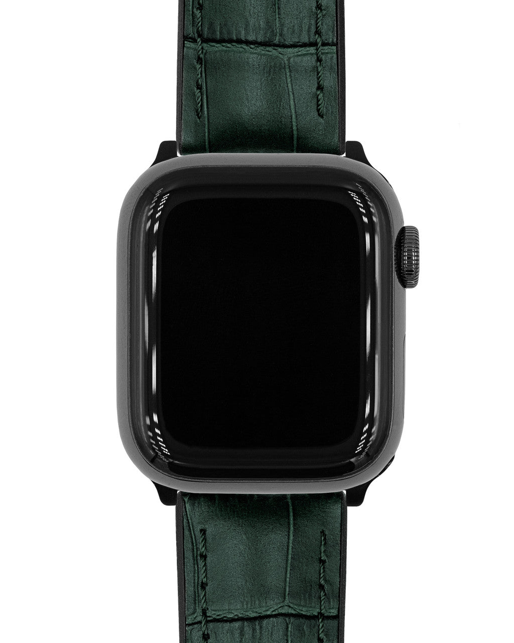 HIRSCH PAUL Performance Alligator Embossed Calfskin Watch Band 092 50 28 - Green