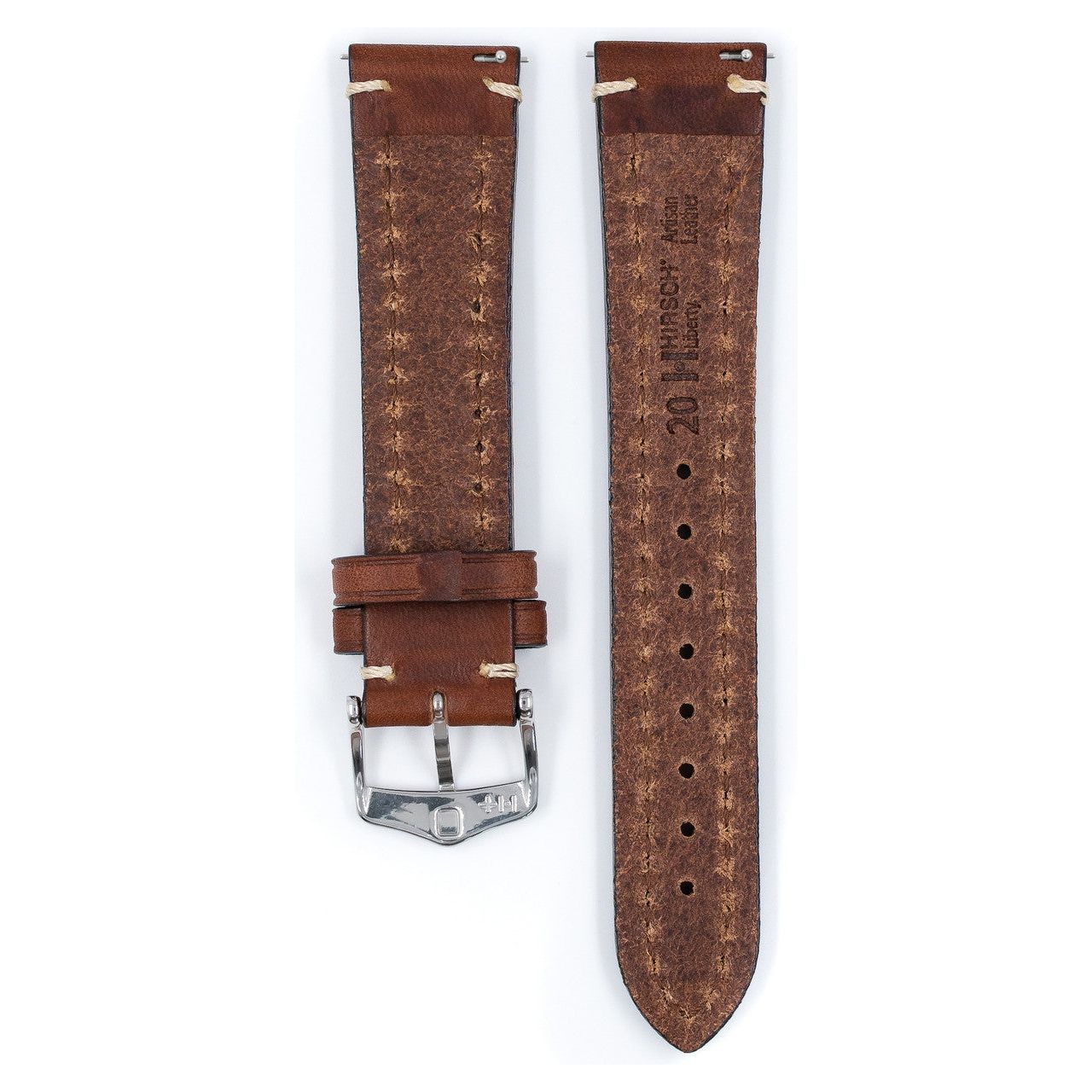 Hirsch - Liberty Saddle Leather Watch Strap