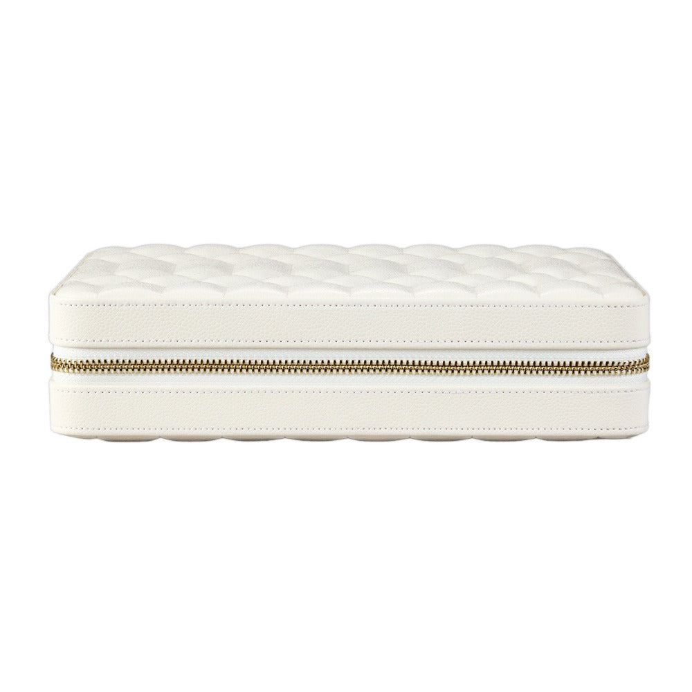 WOLF 1834 Lauren Large Zip Case - Ivory - view 7