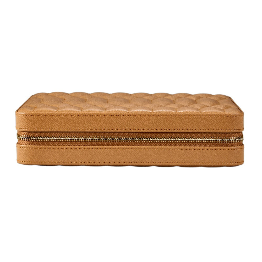 WOLF 1834 Lauren Large Zip Case - Caramel - view 6