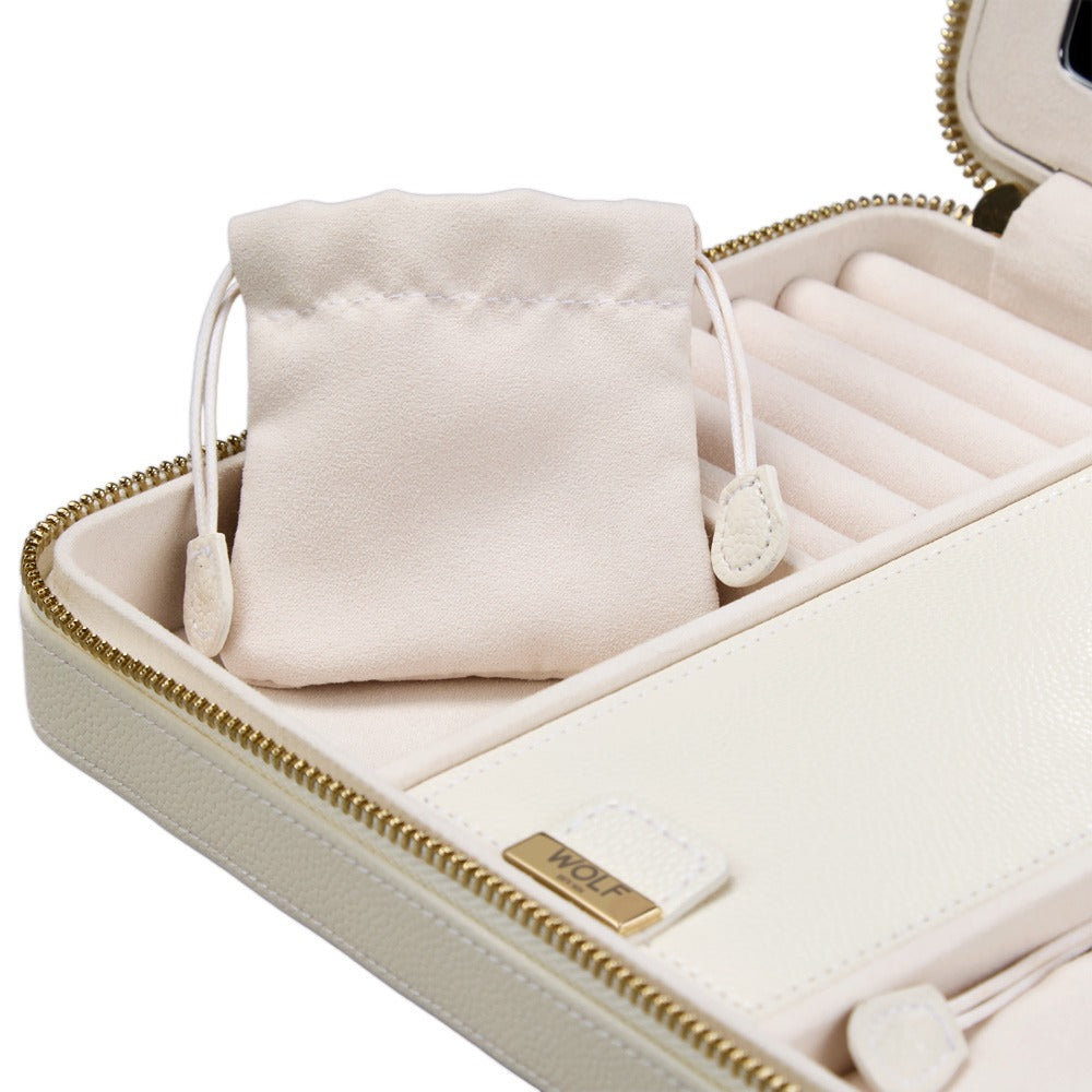 WOLF 1834 Lauren Large Zip Case - Ivory - view 4