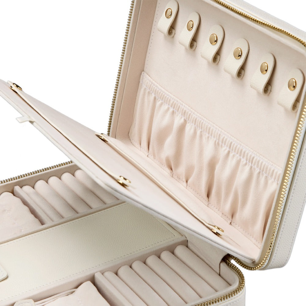 WOLF 1834 Lauren Large Zip Case - Ivory - view 3