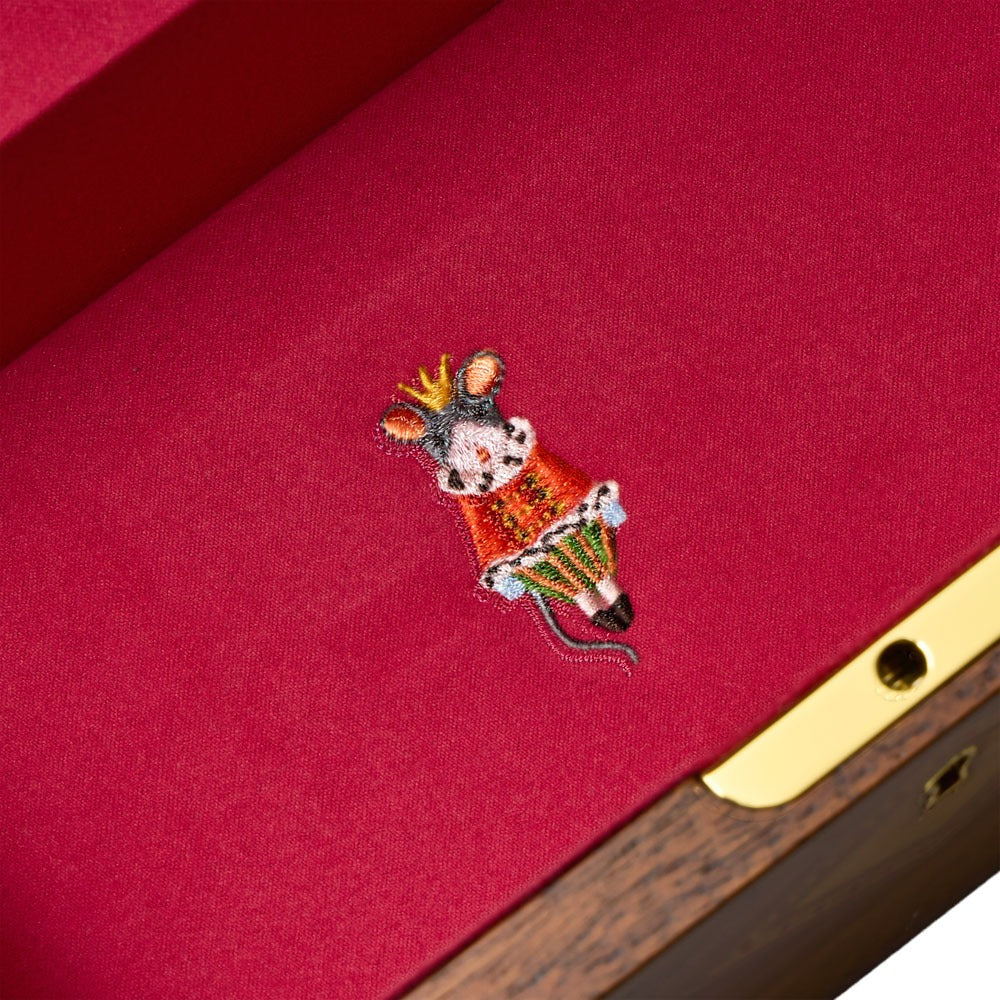 WOLF 1834 Ballet Musical Jewellery Box - Nutcracker Walnut Wood - view 6