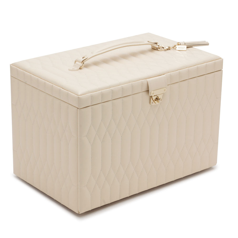 WOLF 1834 Caroline Extra Large Jewelry Case - Ivory - view 2