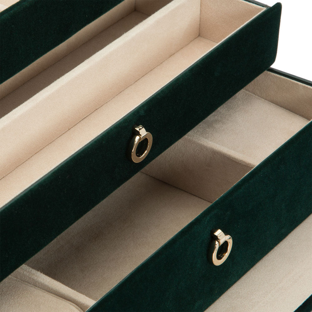 WOLF 1834 Zoe Medium Jewelry Box - Forest Green - view 5