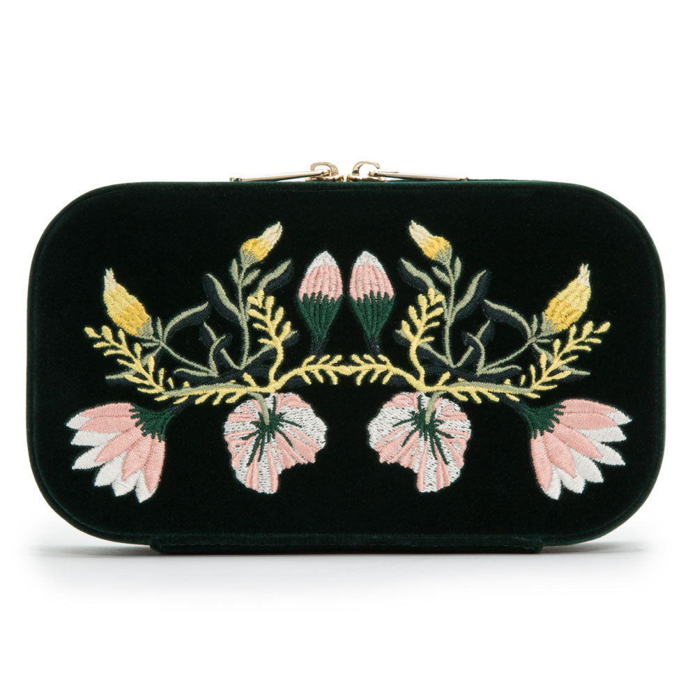 WOLF 1834 Zoe Travel Zip Case - Forest Green - view 2