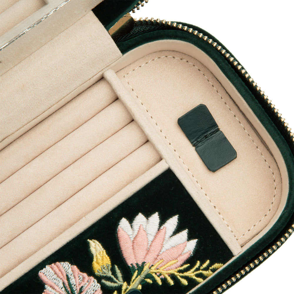 WOLF 1834 Zoe Travel Zip Case - Forest Green - view 6