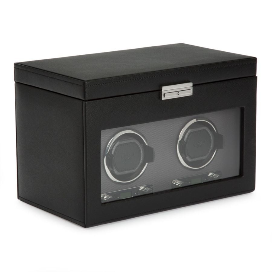 WOLF Double Watch Winder with Storage