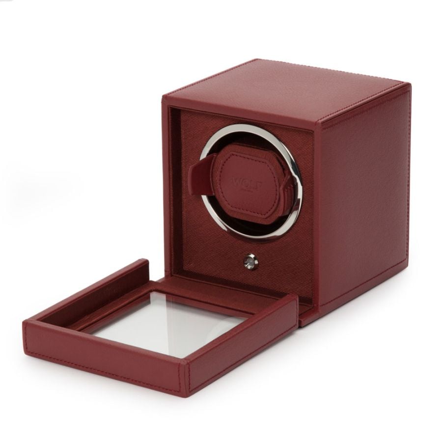 WOLF Cub Single Watch Winder with Cover