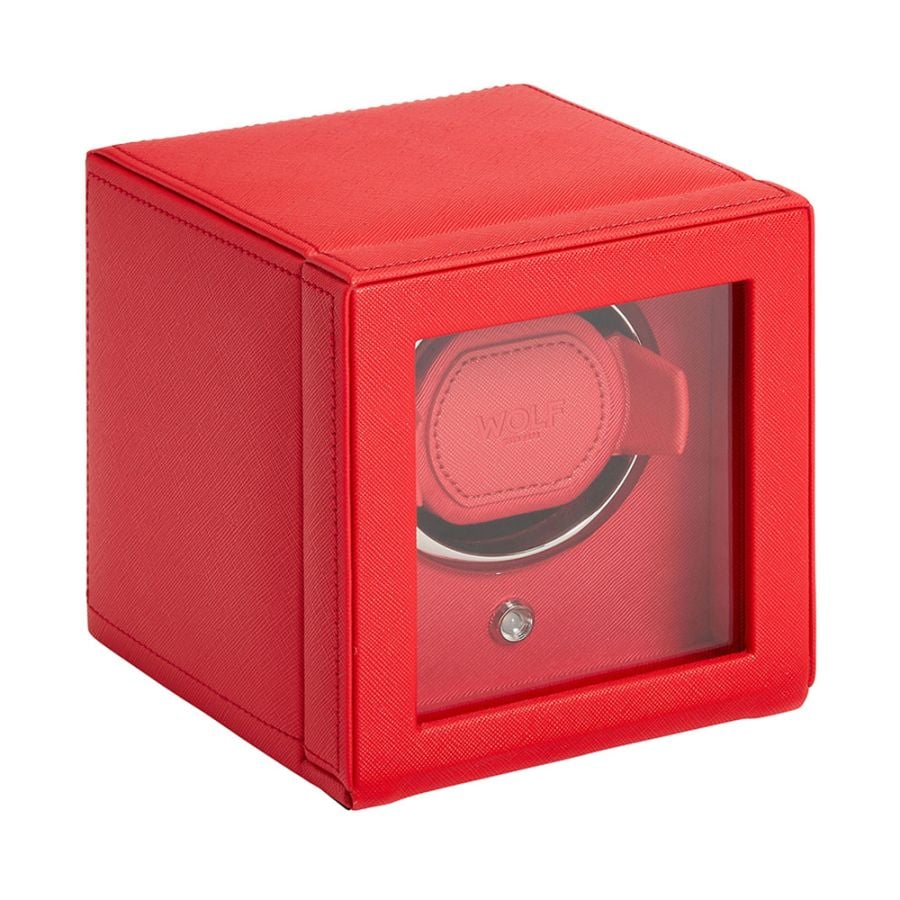 WOLF Cub Single Watch Winder with Cover