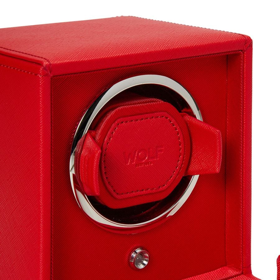 WOLF Cub Single Watch Winder with Cover