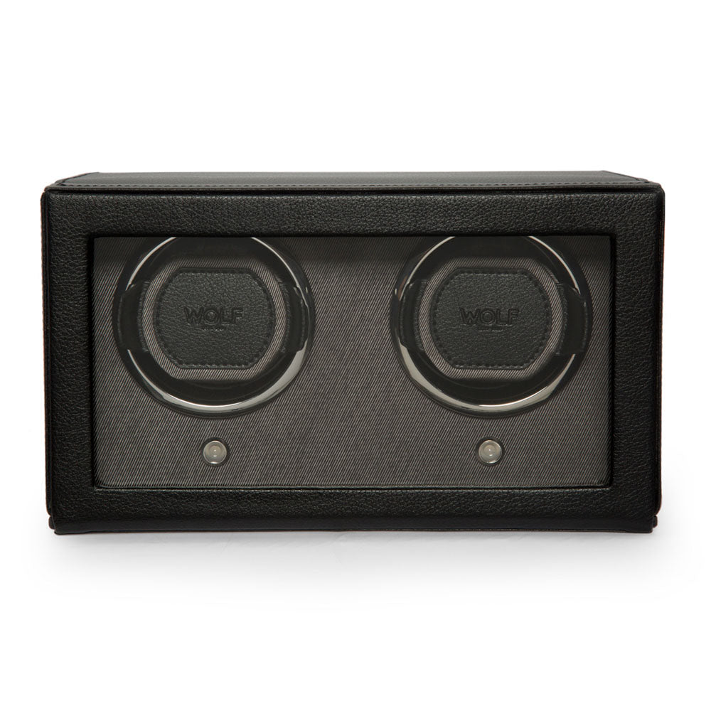 WOLF 1834 Cub Double Watch Winder with Cover - Black - view 2